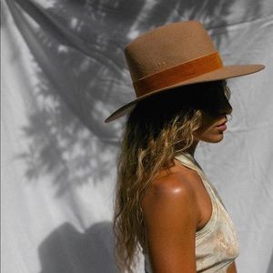 Lack of Color Benson Tri Brown Wool Tall Crown Hat